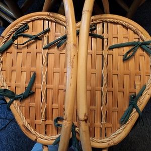 Vintage XL Apple Picnic Basket